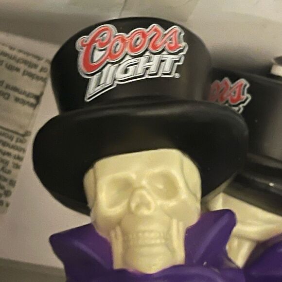 Vintage y2k coors light skelaton skull string lights - Picture 2 of 5